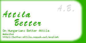 attila better business card